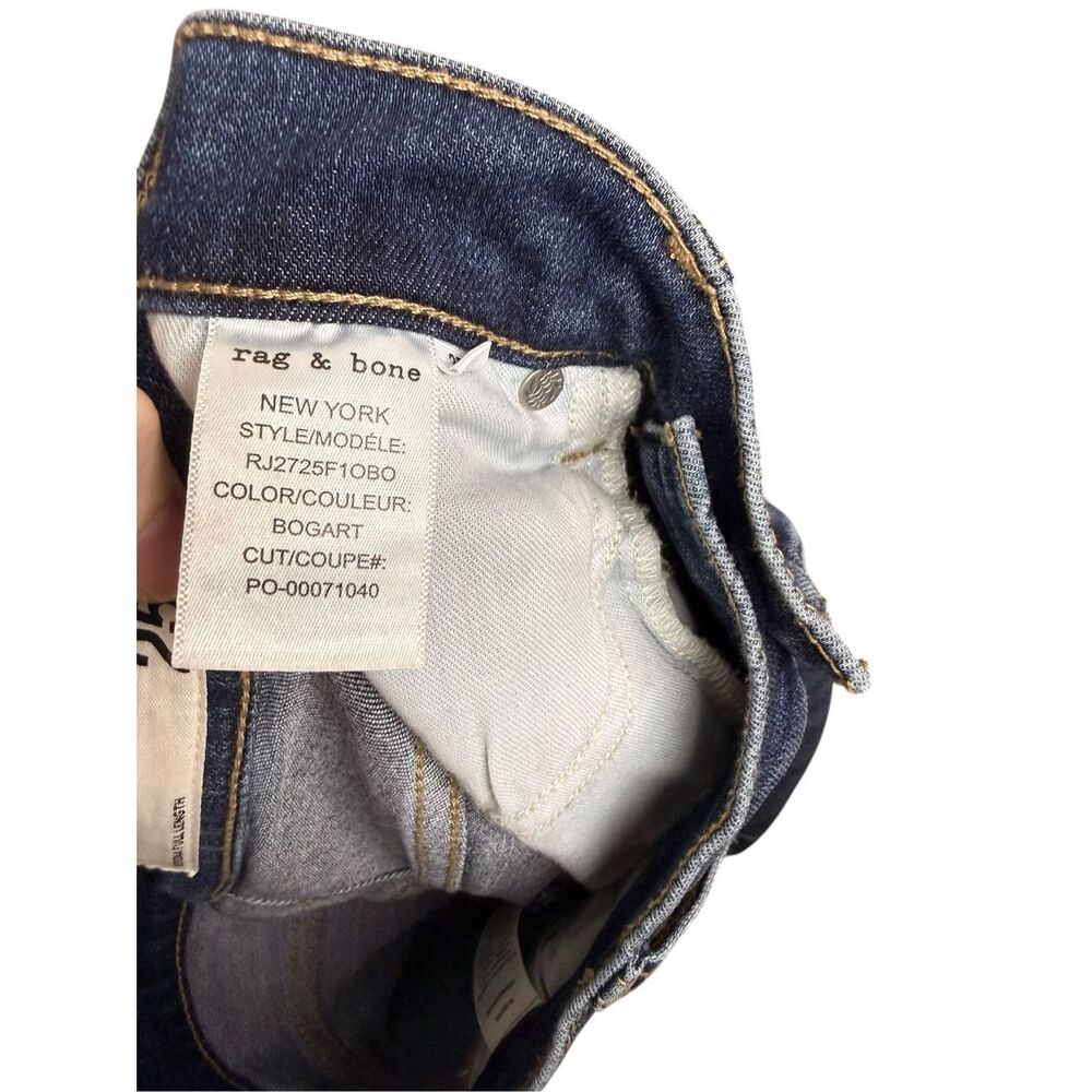 Rag & Bone Serena Full‎ Length High Rise Wide Leg Jeans Size 25 NWT - Picture 8 of 8